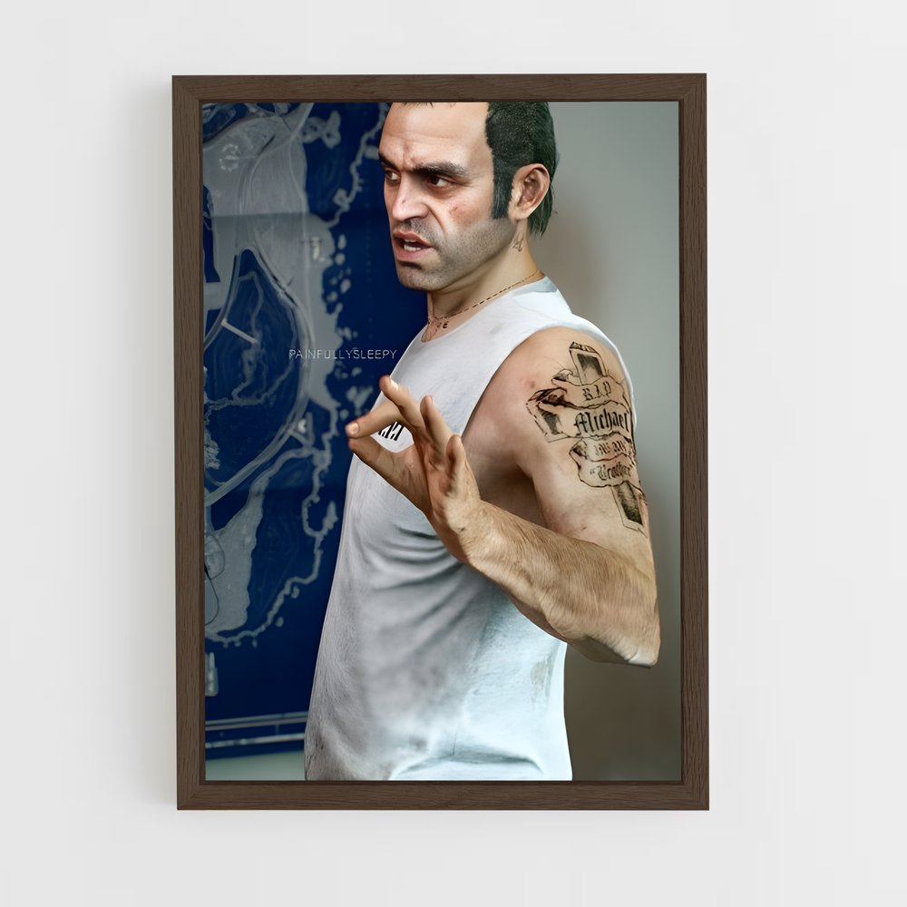 Poster Trevor le Rebelle – affiche GTA V (vue 5)